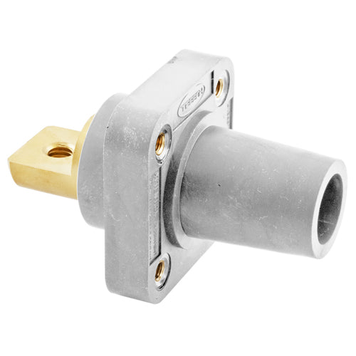 Hubbell HBLFRBW, Series 16 Single Pole, Female Receptacle, Bus Bar, Through Hole Mounting, 300/400A 600V AC/DC, White