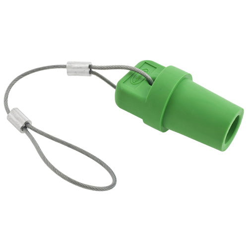 Hubbell HBLMCAPGN, Protective Cap Fits Series 16 300/400 Amp Male Devices, Green