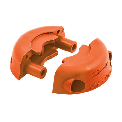 Hubbell HBLTL2CCOR, Colored Cord Clamp for 3-Wire Devices, Orange