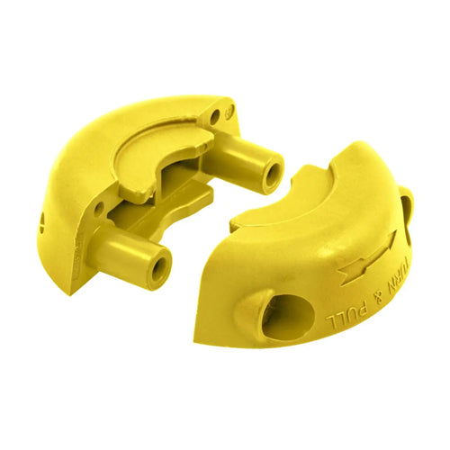 Hubbell HBLTL2CCYL, Colored Cord Clamp for 3-Wire Devices, Yellow