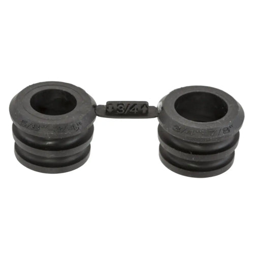 Hubbell HBLWTB1, Elastomer Bushing, 15A/20A Straight Blade, 15A Twist-Lock, Black