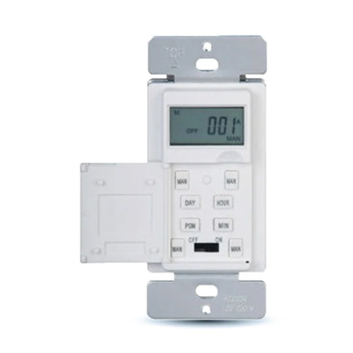 ORTECH HET01-R, 15-Amp Programmable 7-Day Digital Timer, 1200W, 1/4 HP Motor, 120VAC