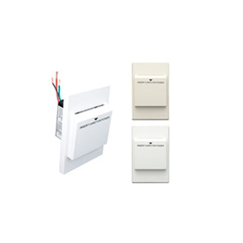 Leviton HKSWP-DX, Hospitality Key Card Switch with Color Change Kit, 120-277V