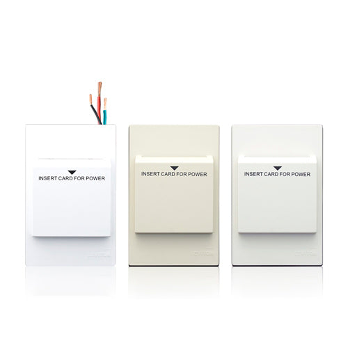 Leviton HKSWP-LX, Hospitality Key Card Switch with Color Change Kit, 24V