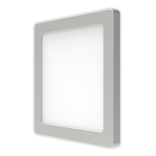 Votatec HM05-PS9-18W120-3CCT/BN, 9″ LED Square Slim Flush Mount, 3 Way CCT Adjustable, 18W, 3000/4000/5000K, 120V, 1250 Lumens, Dimmable, Brushed Nickel