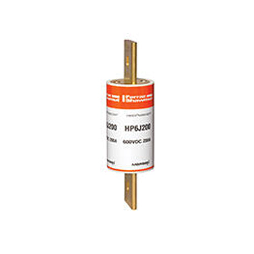 Mersen HP6J200, 600VDC Class J Photovoltaic Fuse, 200A, With Blade For Clip or Bolted