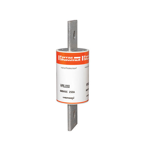 Mersen HP6J250, 600VDC Class J Photovoltaic Fuse, 250A, With Blade For Clip or Bolted