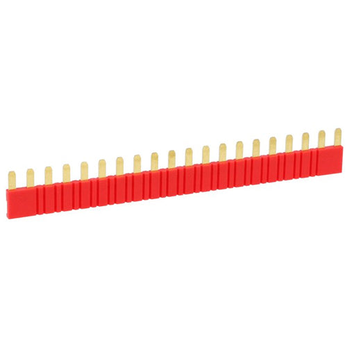 Lovato HR1X9120, 20-Pole Parallel Busbar, Red, 2 Packs