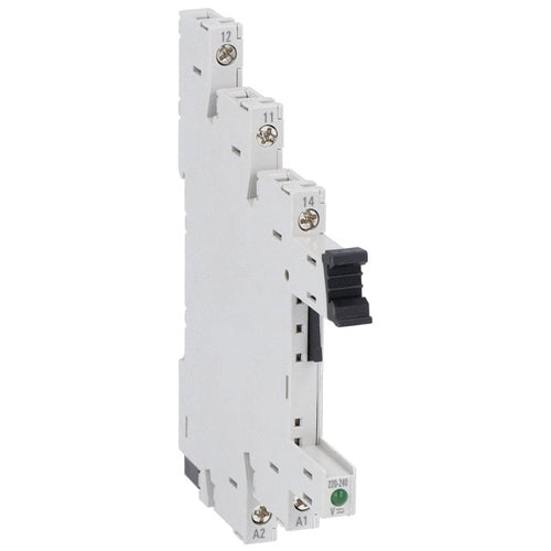 Lovato HR1XS230, Sockets for Relays, 220...240VAC/DC, Screw Terminals