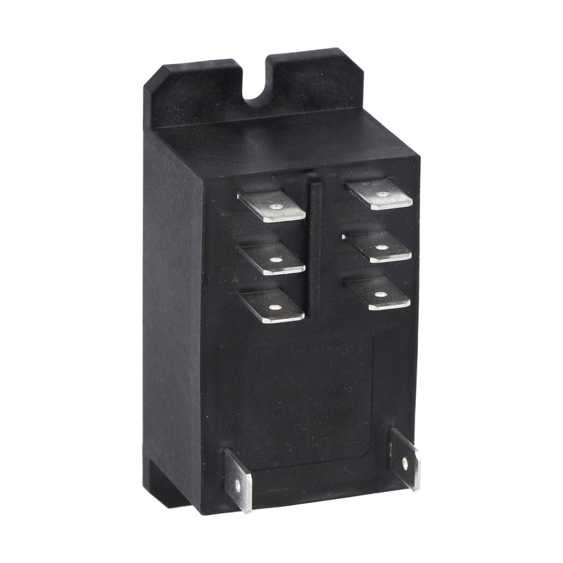 Lovato HR802CD012, Industrial Power Relay with ATEX Certificate, 12VDC, 30A (3A NC), 2 C/O Contacts, Faston Terminals, Screw Fixing