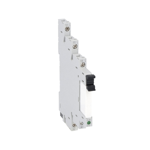 Lovato HRA101CE024, Slim Electromechanical Relay Assembled on the Socket, 24VAC/DC, 6A, 1 Contact, Screw Terminals