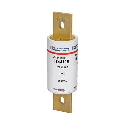 Mersen HSJ110, Class J HSJ High-Speed Fuse, 600VAC/500VDC, 110A, Blade Type