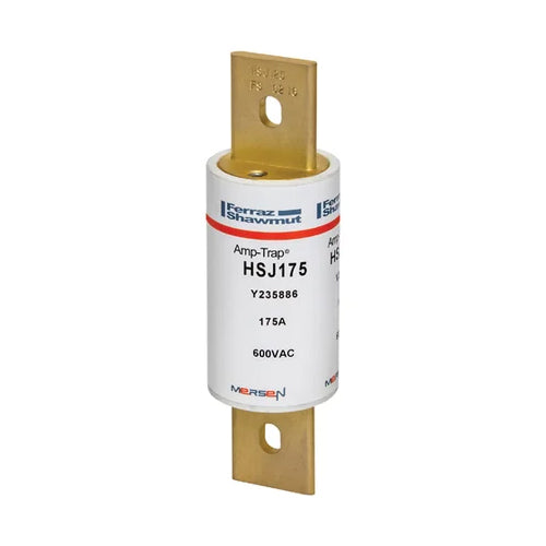 Mersen HSJ175, Class J HSJ High-Speed Fuse, 600VAC/500VDC, 175A, Blade Type