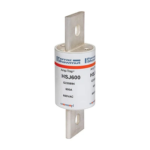 Mersen HSJ600, Class J HSJ High-Speed Fuse, 600VAC/500VDC, 600A, Blade Type