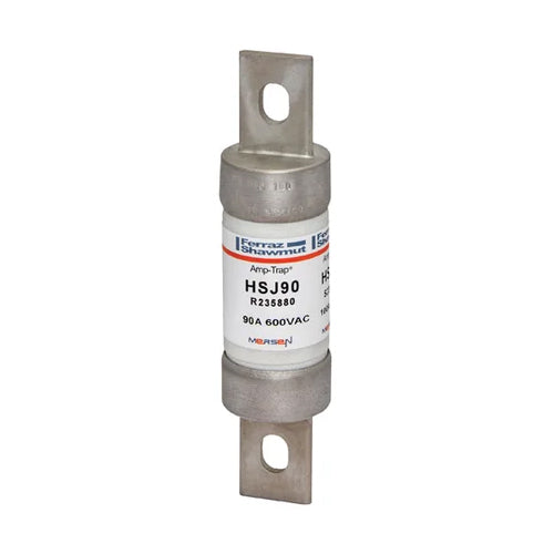 Mersen HSJ90, Class J HSJ High-Speed Fuse, 600VAC/500VDC, 90A, Blade Type