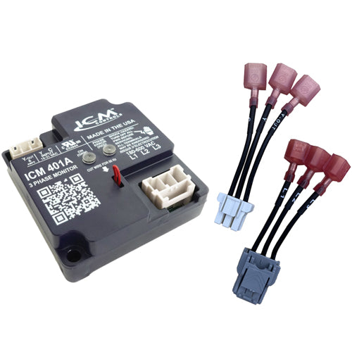 Alltemp 24-ICM401A, 3-Phase Motor Protection Control, Universal 180-600 VAC, 50/60 Hz, Control 18-32 VAC