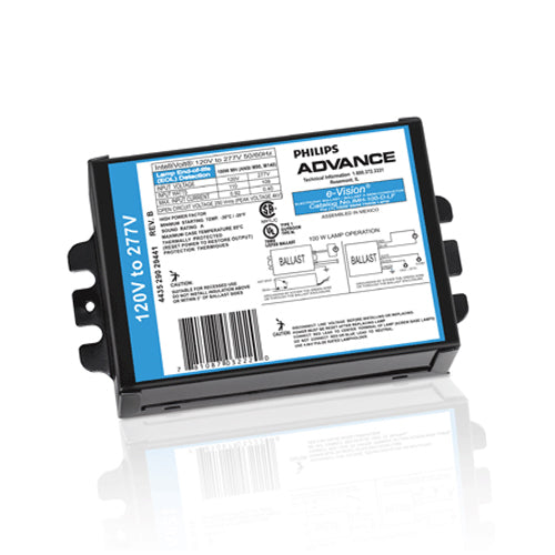 Philips Advance e-Vision IMH70GLF, Electronic Ballast For 70W Metal Halide Lamps, With Side Exit Leads And Mounting Feet, 120-277V
