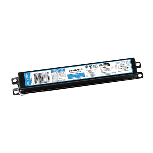Philips Advance IOP2P59N35M, Optanium High Efficiency Electronic Instant Start T8 Fluorescent Ballasts , For (1/2) F96T8 59W Fluorescent Tubes, 120-277V