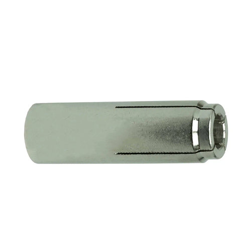 UCAN IPA 14516, Drop-In Anchors, Metric O/D, Zinc Plated, Thread Size 1/4'', Drill Size 8MM, 100 Packs
