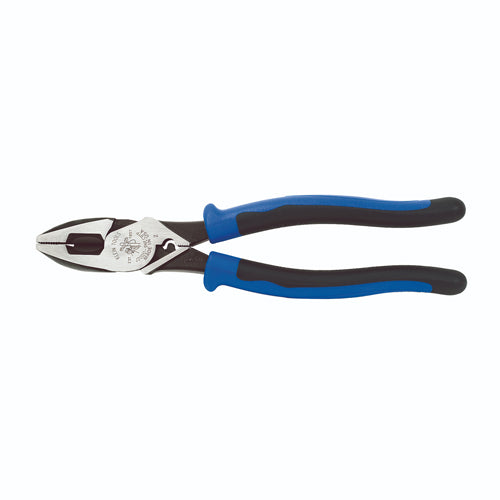 Klein Tools J2000-9NECRTP, Lineman's Pliers, Fish Tape Pull/Crimping, 9-Inch