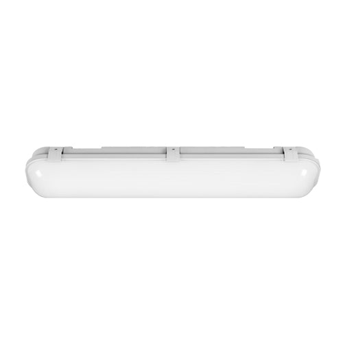 Votatec J5218KLDA-UF24W-5P5C-H, 2FT LED Vapor Tight, CCT & Power Adjustable, 24/20/17/13/10W, 3000/3500/4000/5000/6500K, 120-347VAC, 2175-3480LM, 0-10V Dimming