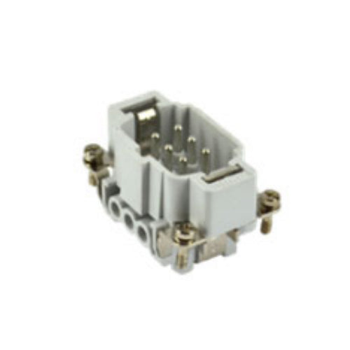 ITC JNEM06, 16A Male Insert,  6+G Poles,  Integral Screw Terminal Wire Connection,  600V