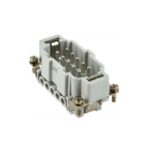 ITC JNEM10, 16A Male Insert, 10+G Poles, Integral Screw Terminal Wire Connection, 600V