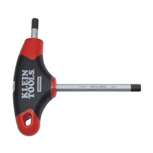 Klein Tools JTH4E14, 5/16-Inch Hex Key, Journeyman™ T-Handle, 4-Inch