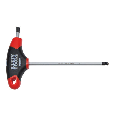 Klein Tools JTH6E06BE, 3/32-Inch Ball-End Hex Key, Journeyman™ T-Handle, 6-Inch