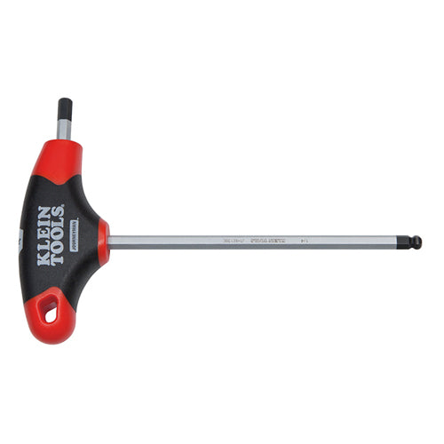 Klein Tools JTH6E07BE, 7/64-Inch Ball-End Hex Key, Journeyman™ T-Handle, 6-Inch