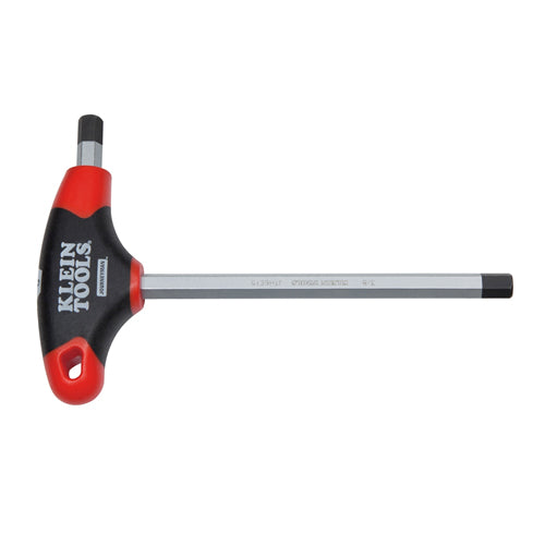 Klein Tools JTH6E08, 1/8-Inch Hex Key, Journeyman™ T-Handle, 6-Inch