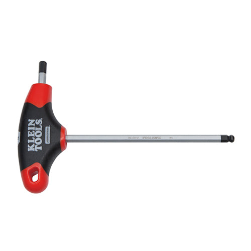 Klein Tools JTH6E09BE, 9/64-Inch Ball-End Hex Key, Journeyman™ T-Handle, 6-Inch