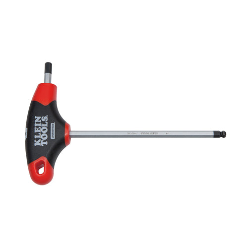 Klein Tools JTH6E11BE, 3/16-Inch Ball-End Hex Key, Journeyman™ T-Handle, 6-Inch