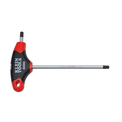 Klein Tools JTH6E12BE, 7/32-Inch Ball-End Hex Key, Journeyman™ T-Handle, 6-Inch