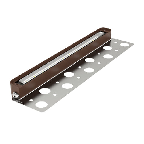 Votatec JXL-ST12-5CCT, 12'' Rotatable LED Hardscape Light, 7W, 5CCT Adjustable, 450LM, 12-24VAC/DC, CRI > 82, Brown