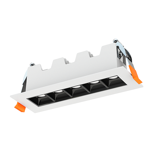 Lotus JXL-TXH05-T11W-5CCT-WH-30°, 5 LED Linear Recessed 11W, 120VAC, 5CCT, 520-660 Lumens, White Trim, 30° Beam Angle, CRI 80