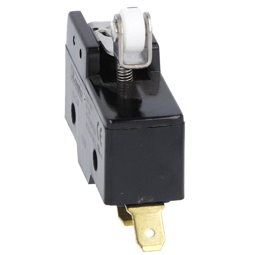Lovato KSC1F, Plastic Micro Switch, K Series, Roller Centre Push Lever, 26.6mm/1.05in Long Lever, 1NO/NC Contact, Faston Terminals