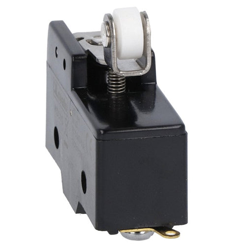 Lovato KSC1S, Plastic Micro Switch, K Series, Roller Centre Push Lever, 26.6mm/1.05in Long Lever, 1NO/NC Contact, Solder Terminals