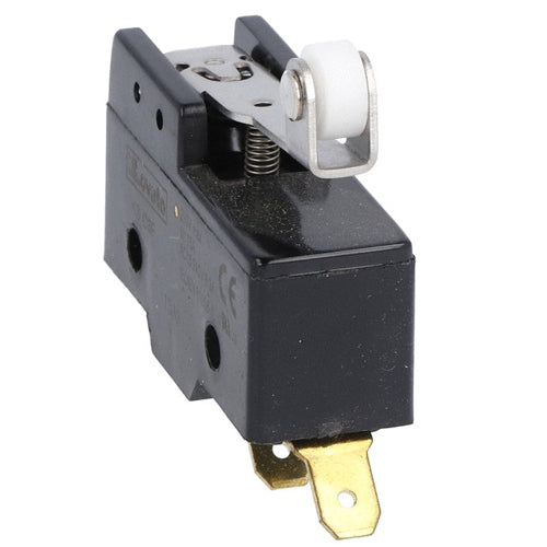 Lovato KSC3F, Plastic Micro Switch, K Series, Roller Centre Push Lever, 38mm/1.5in Long Lever, 1NO/NC Contact, Faston Terminals