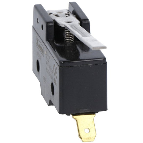 Lovato KSL1F, Plastic Micro Switch, K Series, Metal Lever, 63mm/2.48in Long Flat Lever, 1NO/NC Contact, Faston Terminals
