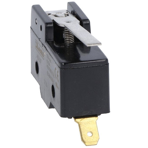 Lovato KSL2F, Plastic Micro Switch, K Series, Metal Lever, 54mm/2.13in Long Flat Lever, 1NO/NC Contact, Faston Terminals