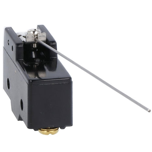 Lovato KSL3V, Plastic Micro Switch, K Series, Metal Lever, 168.3mm/6.63in Long Flat Cylindrical Lever, 1NO/NC Contact, Screw Terminals