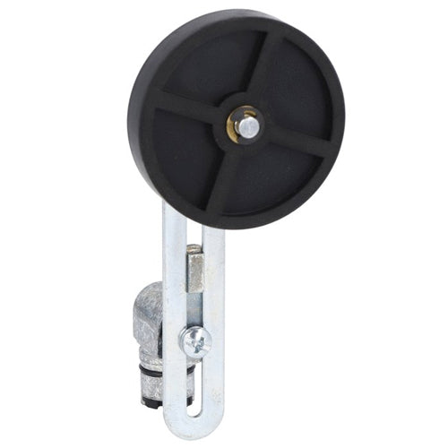 Lovato KXAF4, Operating Head, Adjustable Offset Rubber Roller Lever Ø50x10mm/Ø1.97x0.39in