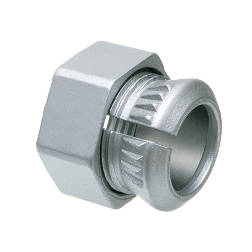 Arlington L20, 1/2" EMT 2-Piece Connector, Silver, Zinc die-cast, 50 Packs