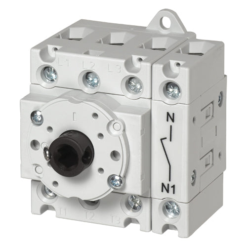 IMO LB69-4080, Base Mount Door Interlock 69 Series AC Disconnect, IP66, 4 Pole, 80A, Enclosed/Interlocked Handle