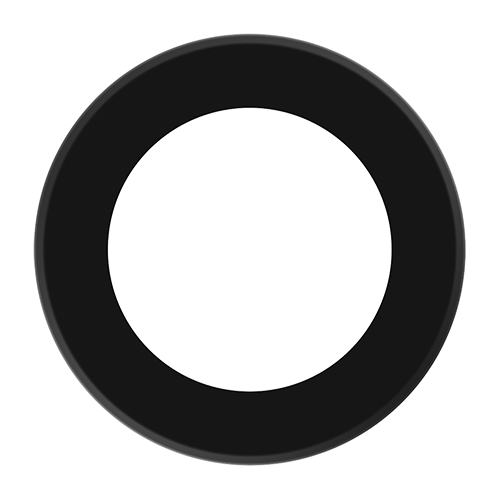 Lotus LBL-4CRT-B, 4" Black Round Trim Cover for TP120-347-RT4-C-DIM-G1-ES