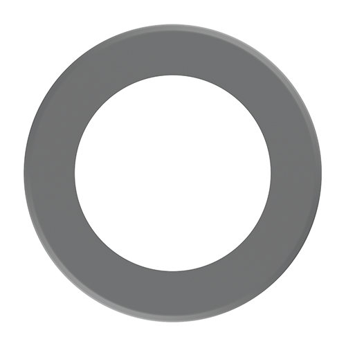 Lotus LBL-4CRT-S, 4" Silver Round Trim Cover for TP120-347-RT4-C-DIM-G1-ES