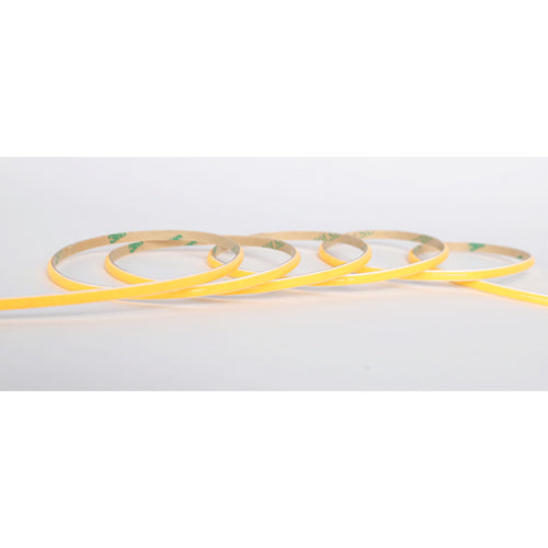 Lotus LBL-COB-384-24V-4MM-30K-16FT-IP20, COB LED Strip, 24VDC, 25W, 2000 Lumens, 3000K Soft White, 4mm Wide, Dimmable