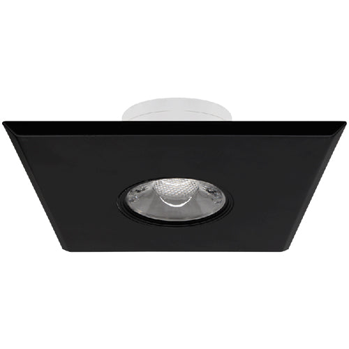 Lotus LBL-JB10W-5CCT-SQ-BK, 5" Ultimate J-Box Mount LED, 10W, 5CCT, 120VAC, 90+ CRI, , Dimmable, Square Black Trim