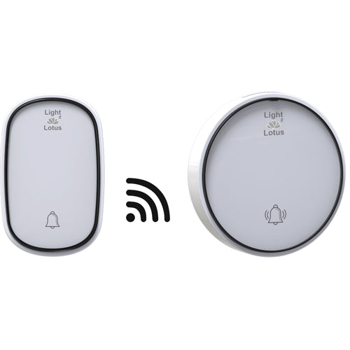 Lotus LBL-KDB-1,  Kinetic Doorbell, 100-240VAC, Set of Transmitter & Receiver
